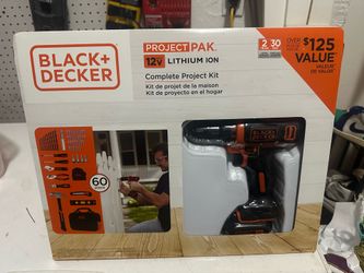 Brand new black and decker drill tool set