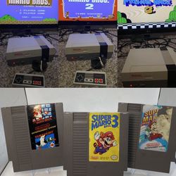 Super Mario Bros 1 2 3 - Original Nintendo NES -Trilogy OEM Bundle (carts Only)