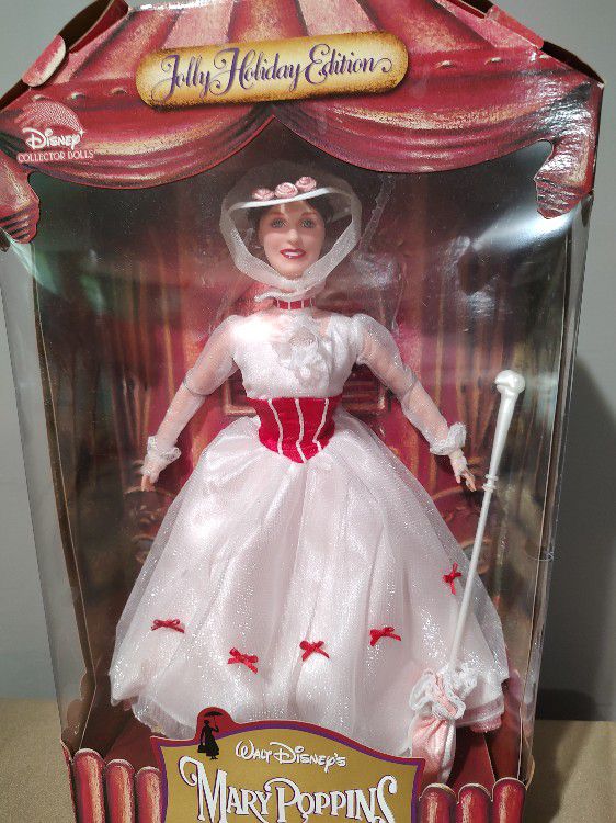 Disney Collectors Edition Mary Poppins Doll In Original Box