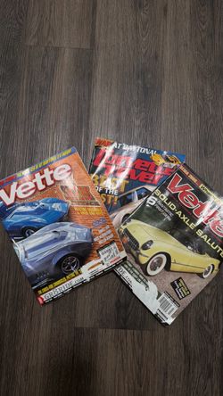 vintage corvette magazines