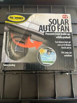 Idea Works Solar Auto Fan(As Seen On Tv) Keeps Heat Buildup Out While Parked
