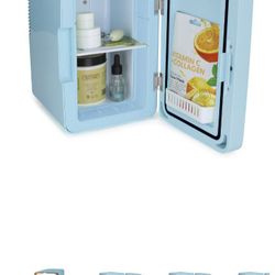 Baby Blue Mini Fridge 