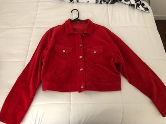 Brandy melville deals red denim jacket
