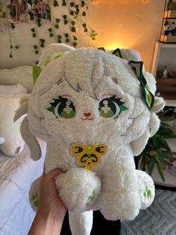 genshin nahida meow plush
