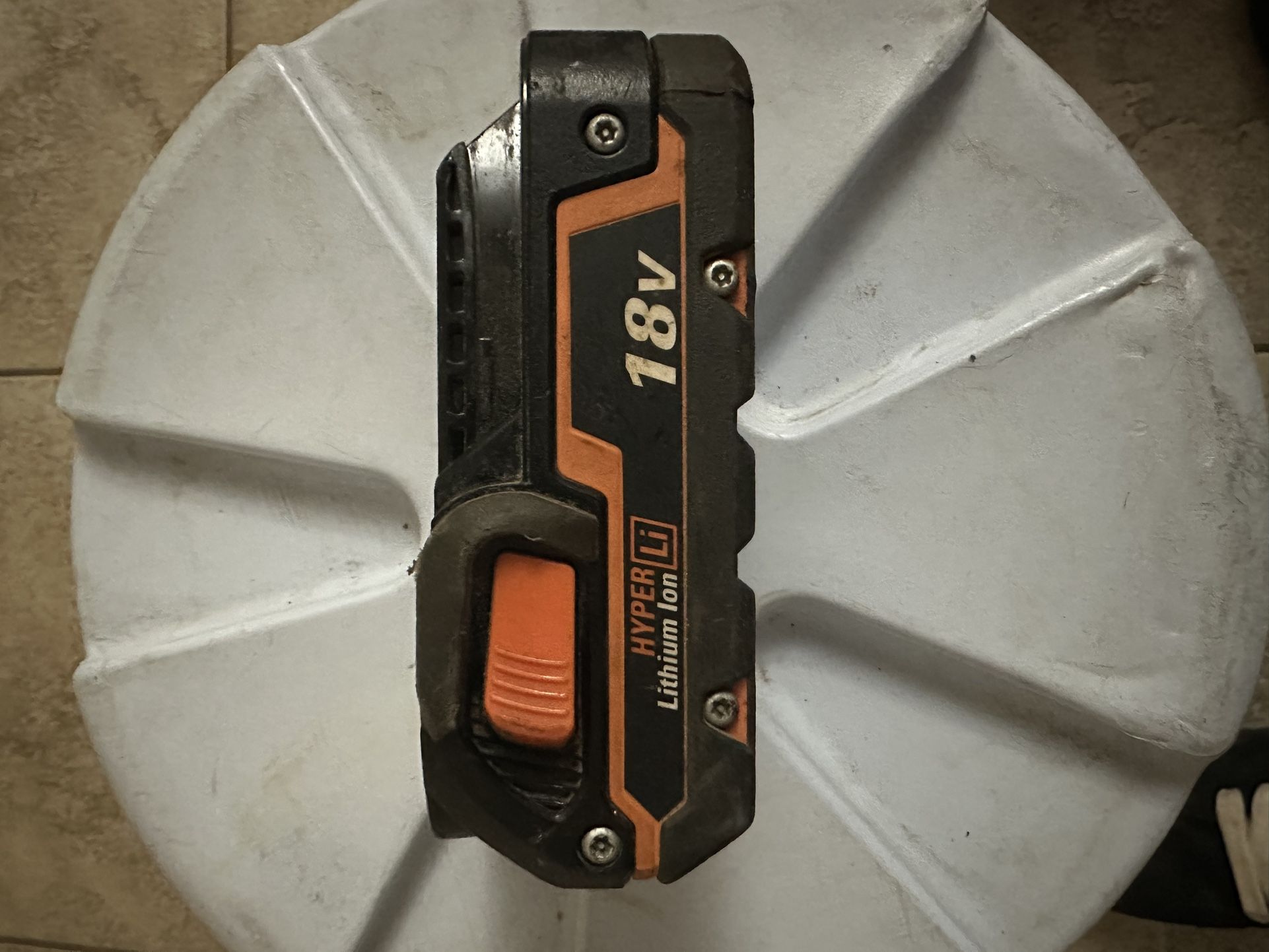 18v Rigid Drill Battery