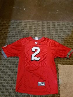 Nike Terrelle Pryor throwback from 1942 Jersey. Sewing on numbers and patches.