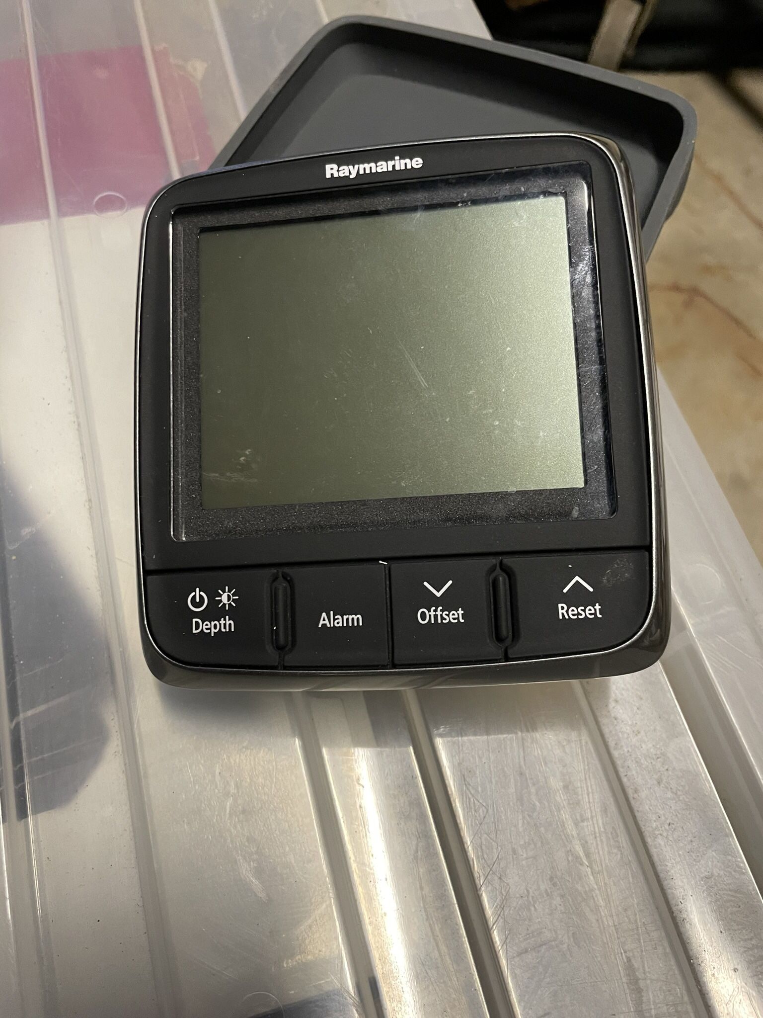 Raymarine speed depth temp transducer and i50 display