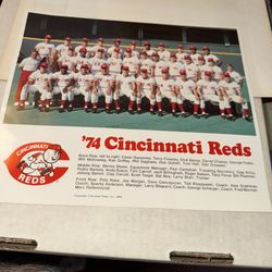 1974 CINCINNATI REDS 8X10 OFFICIAL TEAM PHOTO BASEBALL PICTURE MLB ROSE GRIFFEY