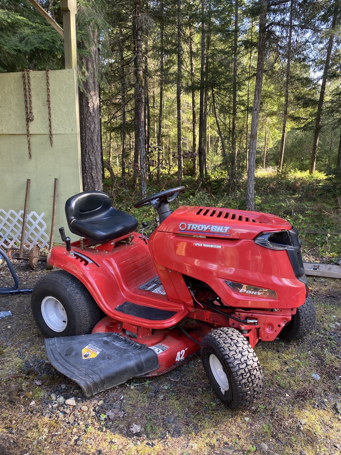 Troy built NO engine Riding Lawn Mower
