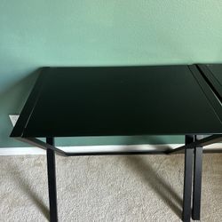 Two Tempered Glass Desks