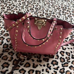 Valentino Garavani Pink Rockstud Bag