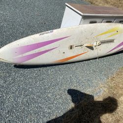 Fanatic Wind Surf Board, Mast And Sail