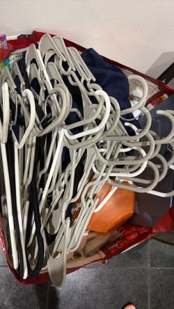 Mixed Lot of Plastic Clothes Hangers