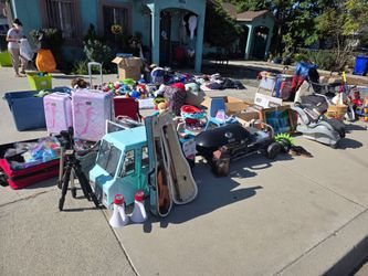 Garage sale today