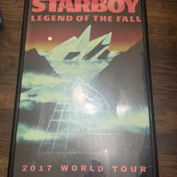 25x37 Official The Weeknd Starboy Legend Of The Fall 2017 World Tour Poster