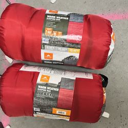 Summer Adult Sleeping Bags - PAIR 