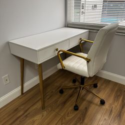 Office Chair & Desk