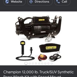 12,000lbs Winch