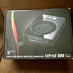 8” Low Profile Amplified Subwoofer 