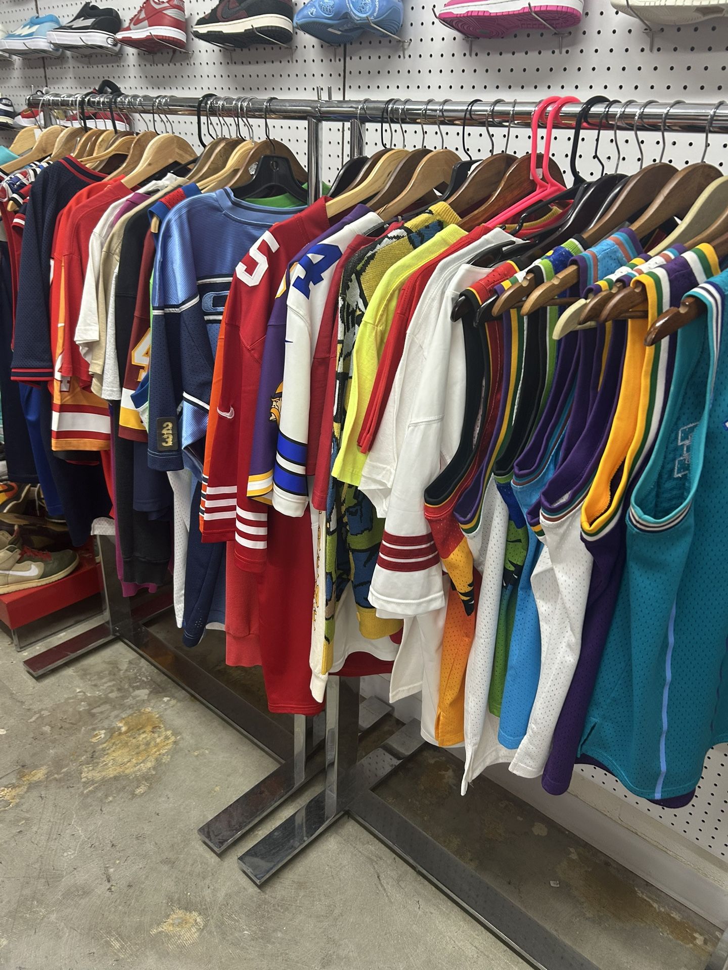 Mixed Lot of NBA & NFL Jerseys – Rare Hardwood Classics Included