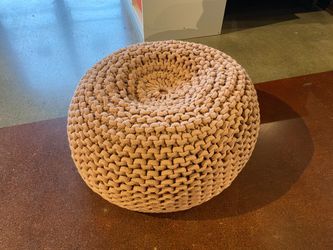 THRESHOLD Cloverly Chunky Knit Pouf