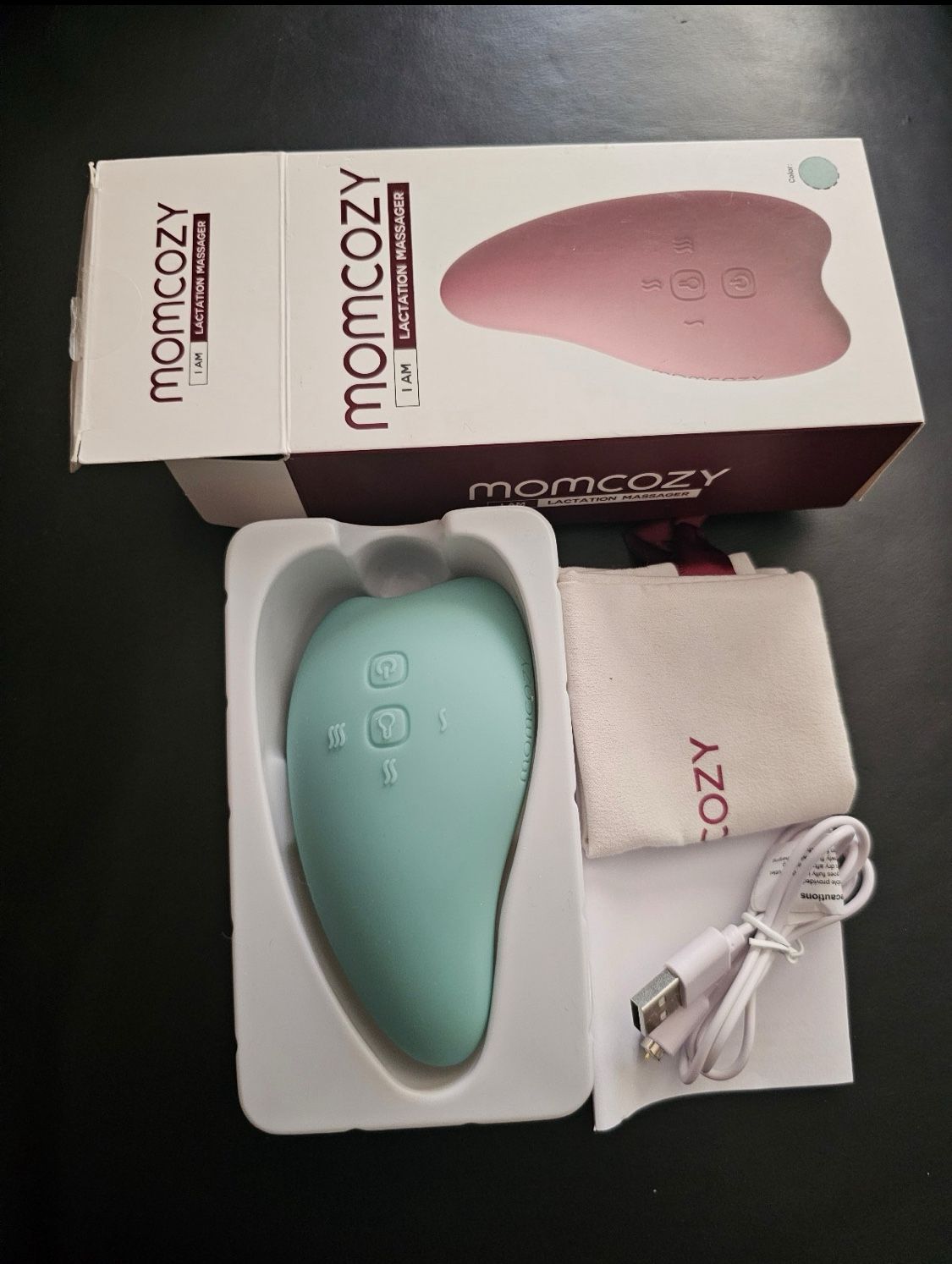 Momcozy Lactation Massager, Breastfeeding Massager for Picking Up Clogged Milk D