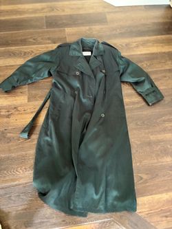 vintage Jones New York double-breasted trench coat