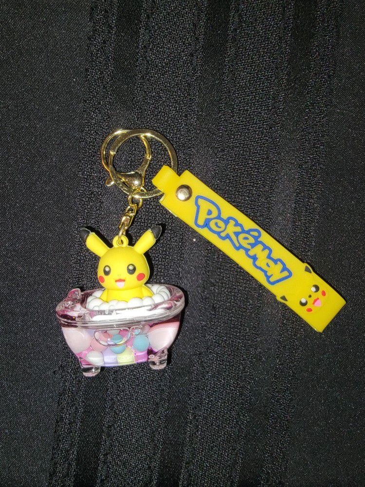 Pokemon Pikachu Purple keychain