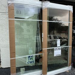 72x80 CWS Impact Sliding Glass Door