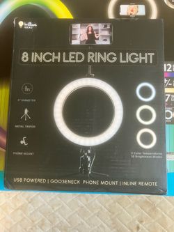 8 inch led ring light