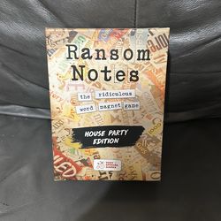 Ransom notes game