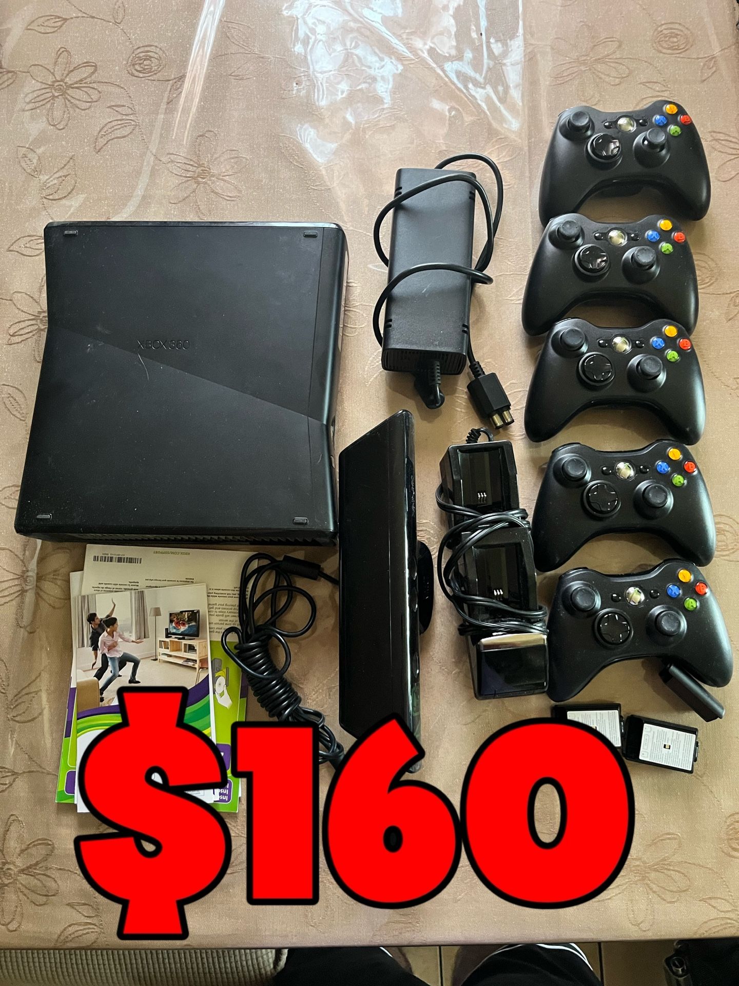 New Xbox 360 4GB Console + Kinect Sensor Bundle