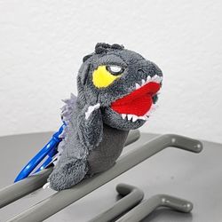 3.5" Godzilla Lying Down Keychain Plush