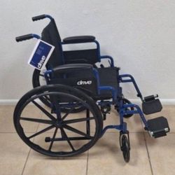 Wheelchair with Swing-Away Footrests and Flip-Back Arms