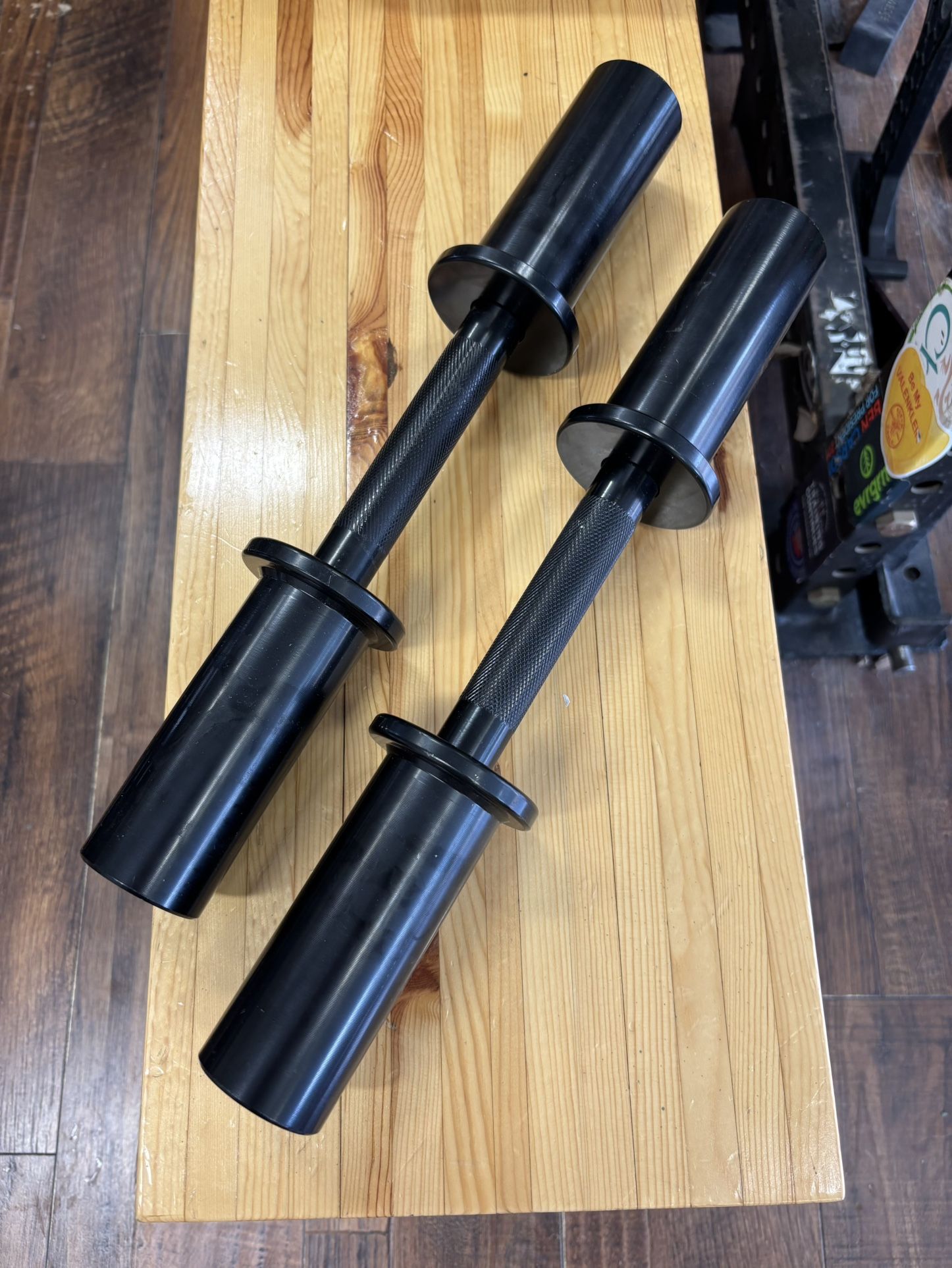 Loadable Dumbbells for Olympic Plates
