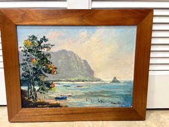 Ed Furuike   “Heeia Morning “ original oil painting