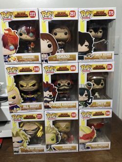 My Hero Academia Funko Pop Lot