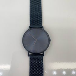 Coach Men’s Charles Blue SS Mesh Bracelet Watch 41mm