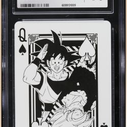 (PREVIEW) 2019 Dragon Ball Z Japanese Playing Cards Son Goku CGC 10 GEM MINT