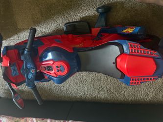 Spider man electric motorcycle