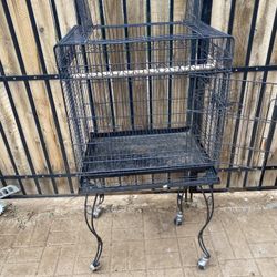 Open Top Bird Cage
