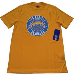 Los Angeles Chargers Ultra Game Yellow T Shirt Mens Medium New $40 MSRP