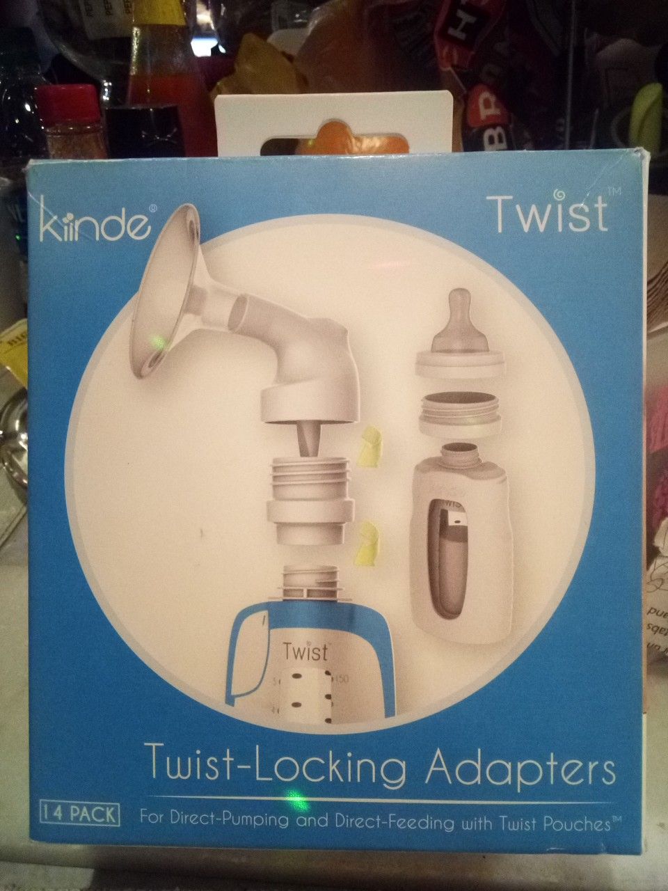 Kindle twist locking adaptes