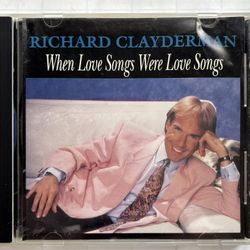When Love Songs Were Love Songs by Richard Clayderman CD, Sep-1992 Music