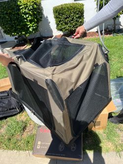 Large portable dog kennel crate