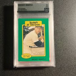 Mickey Mantle Baseball Card Collection-Graded