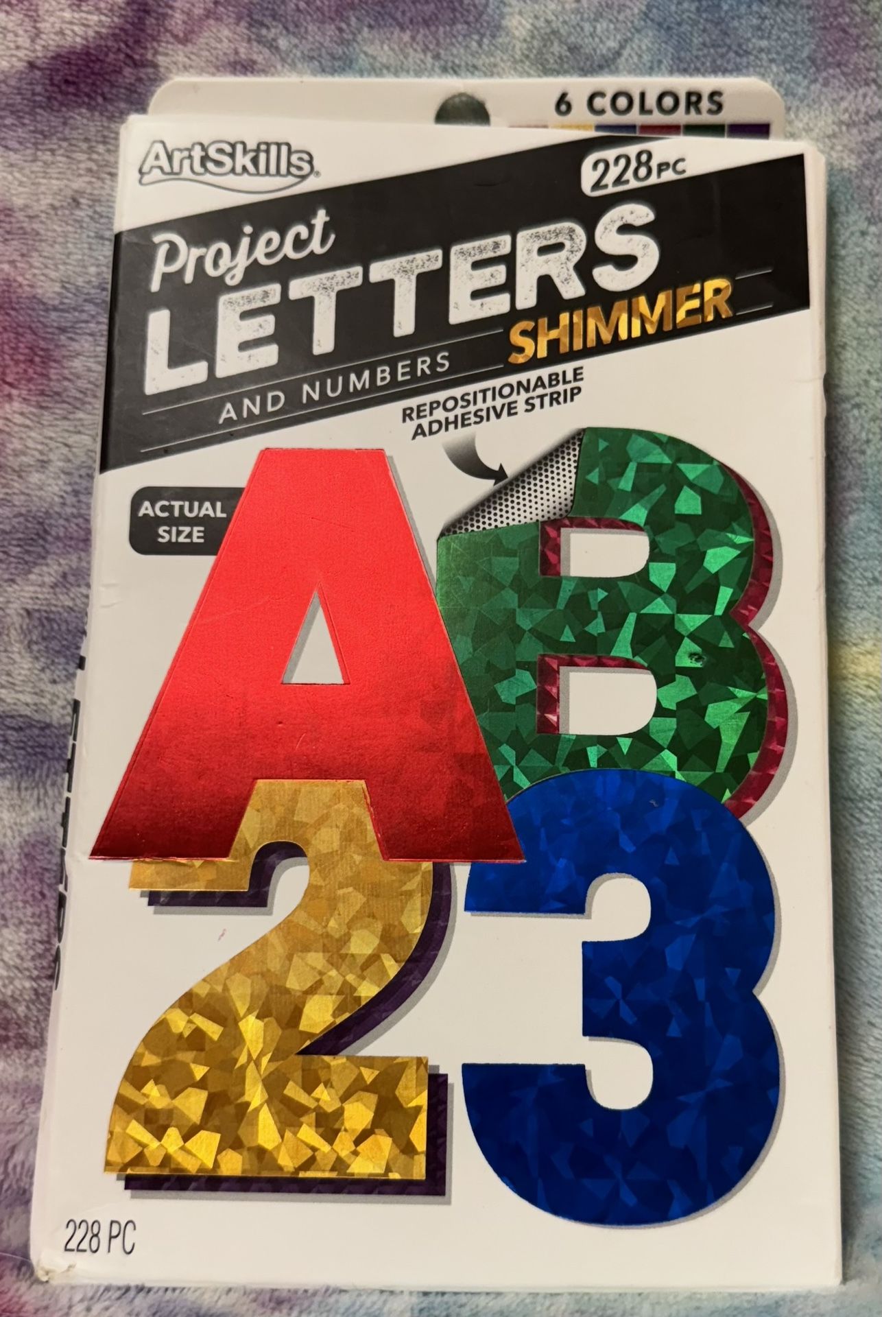 Project Letters And Numbers Arts And Crafts Shimmer