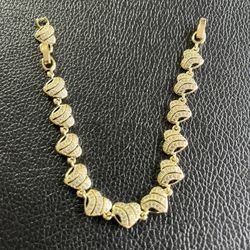 Gold plated bracelet