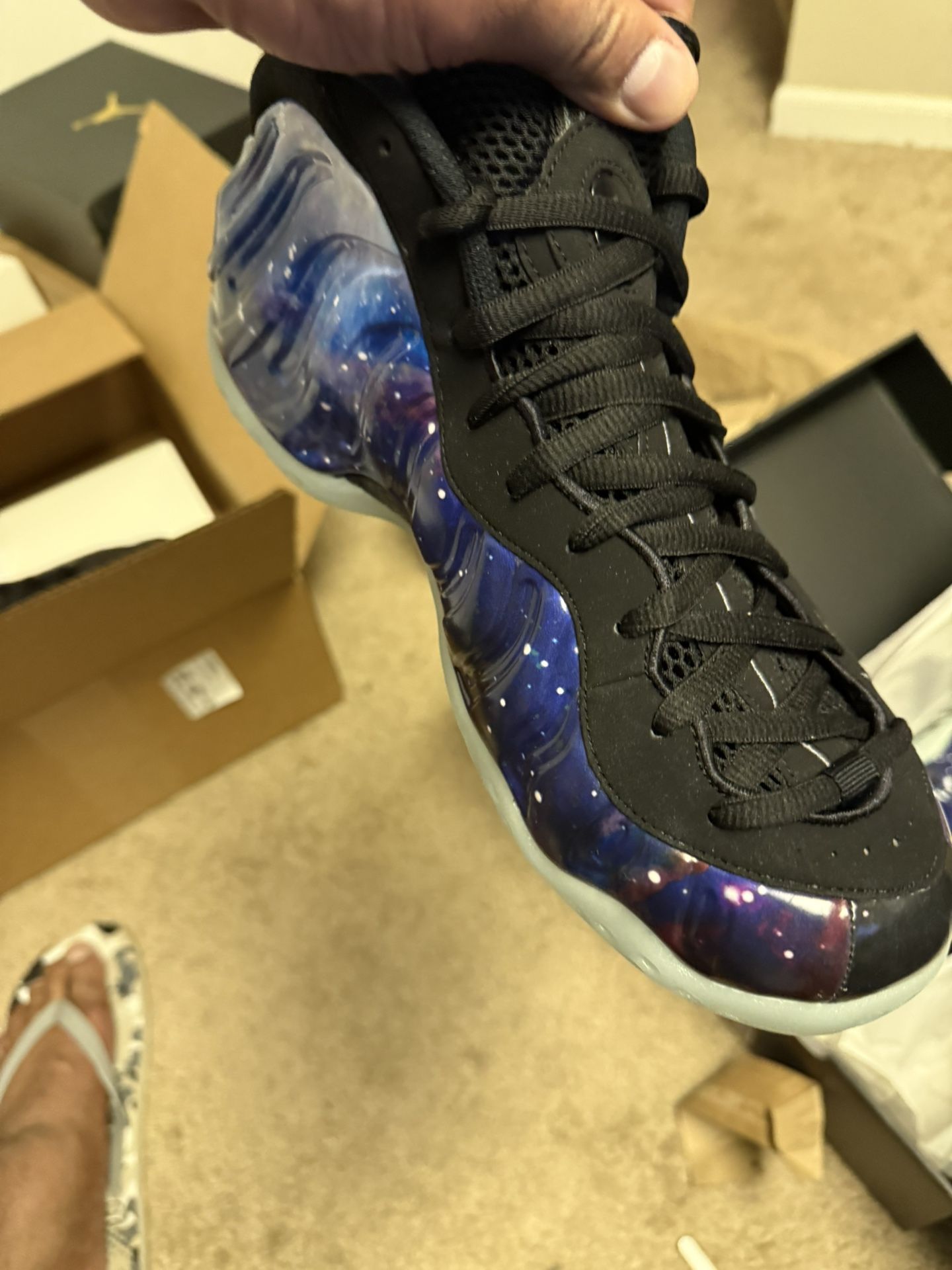Nike Foamposite Galaxy Size 12