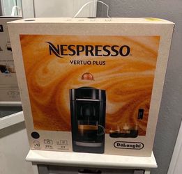 **BRAND NEW** Nespresso VertuoPlus Deluxe Coffee Maker and Espresso Machine by DeLonghi